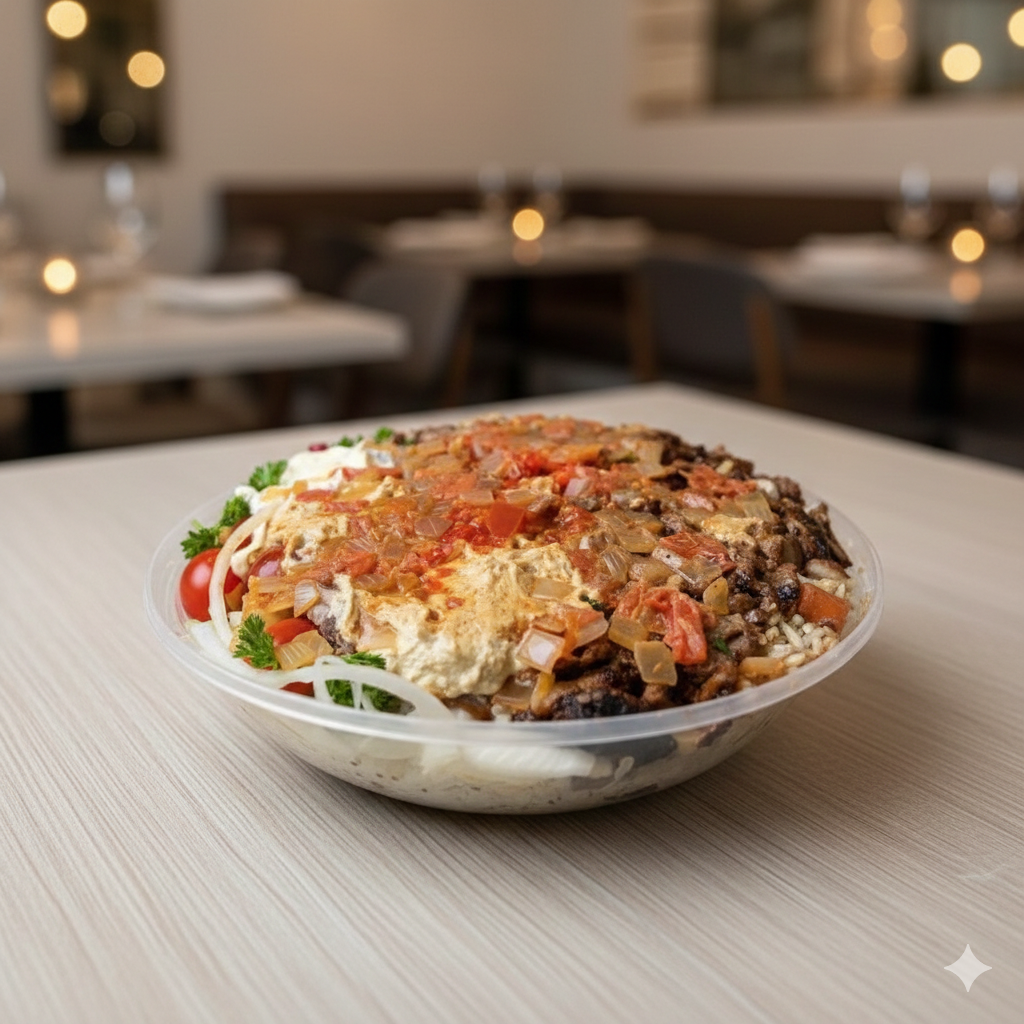 Beef Shawarma Platter