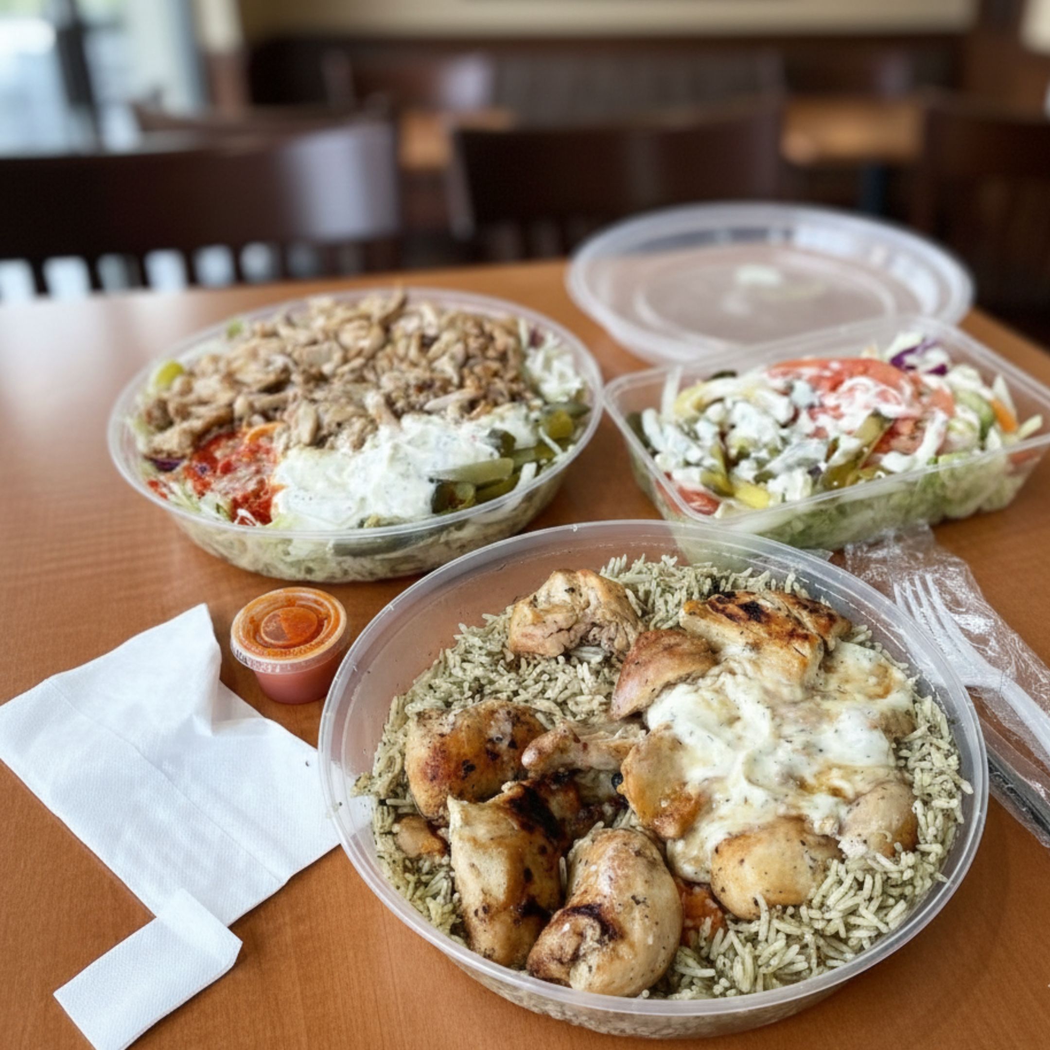 Delicious Food and Falafel