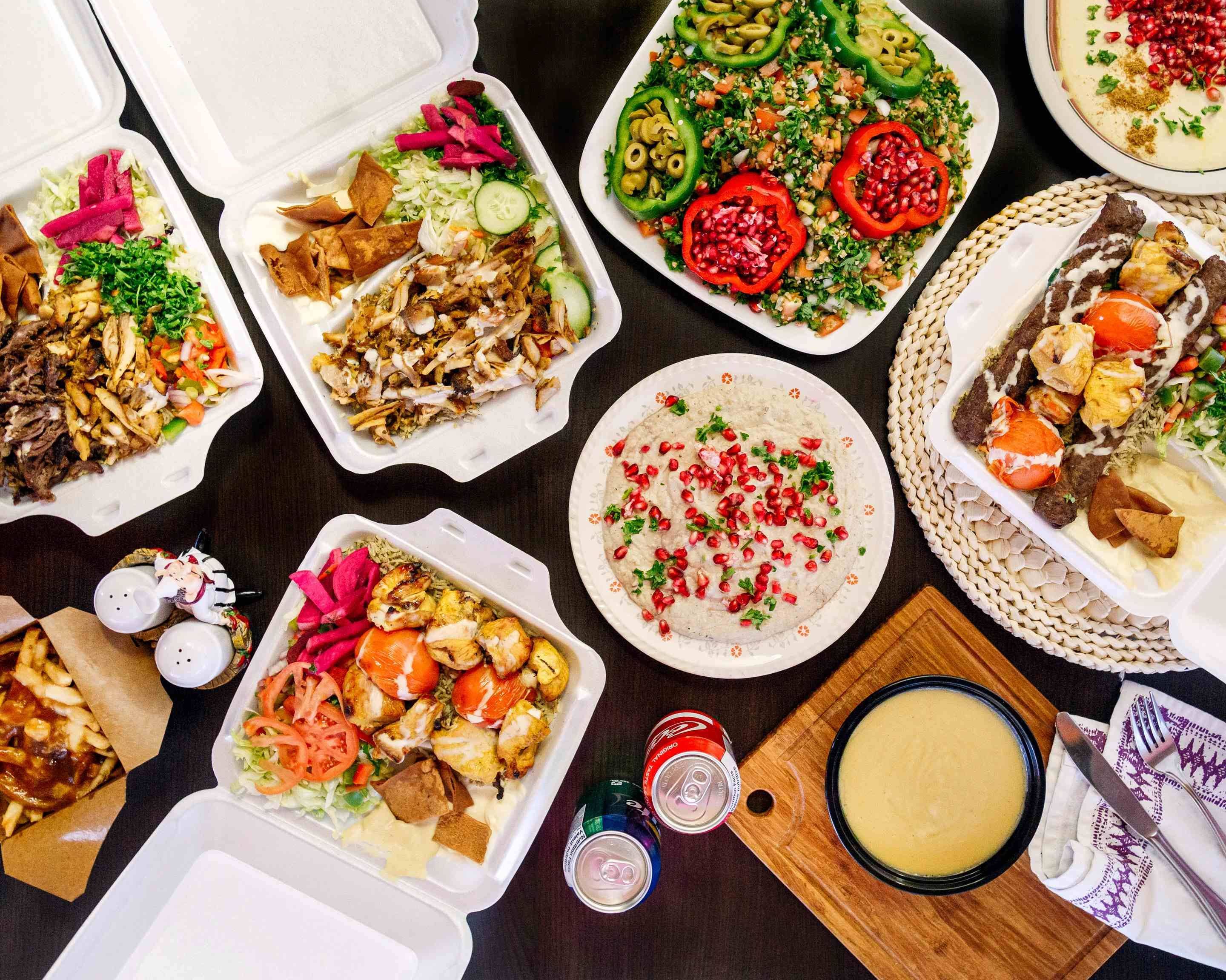 Delicious Food and Falafel