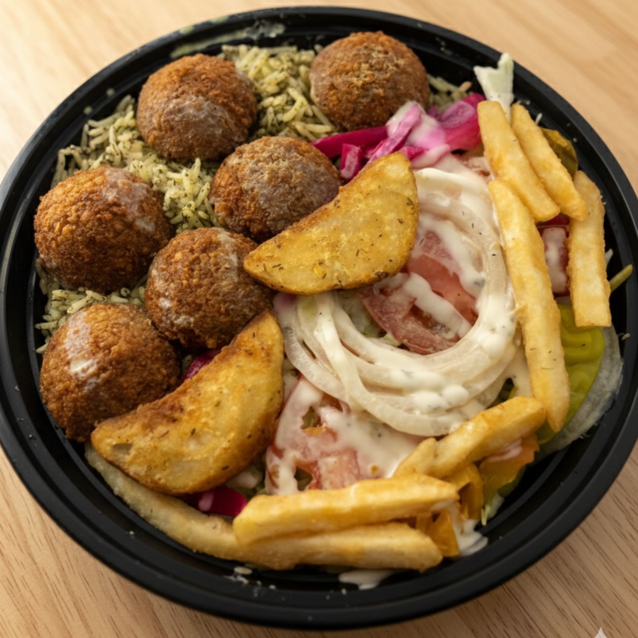 Delicious Food and Falafel